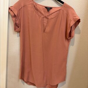 Express Warm Coral Blouse
